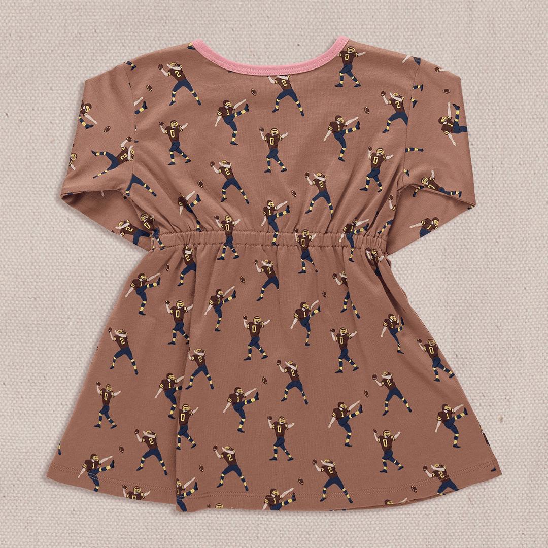 Playground Long Sleeve Dress, Football Player