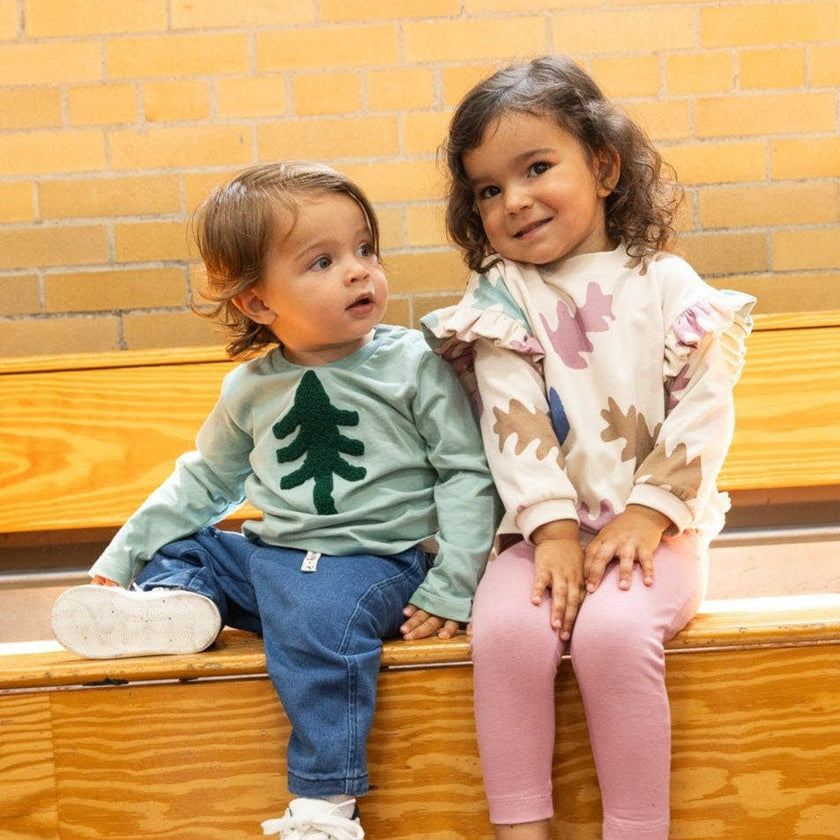 Recycled Cotton Snowy Pine Tree T-Shirt