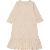 Printed Gauze 3-Quarter Sleeve Dress
