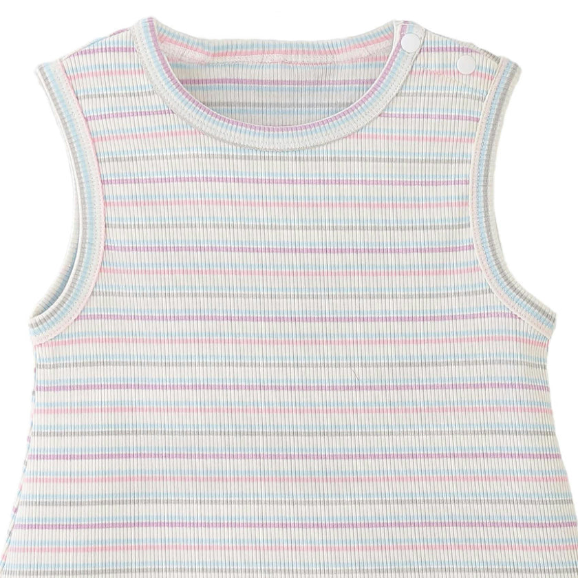Pink Stripe Bunny Dress