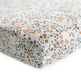 Cotton Muslin Crib Sheet - Pressed Petals