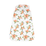 Cotton Muslin Quilted Sleep Bag - Watercolor Roses