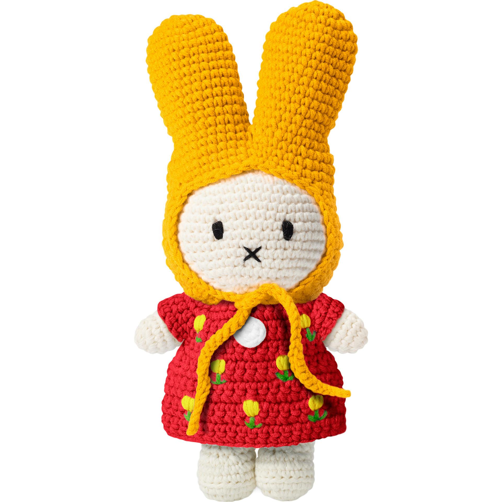Miffy Tulip Crochet Doll Handmade