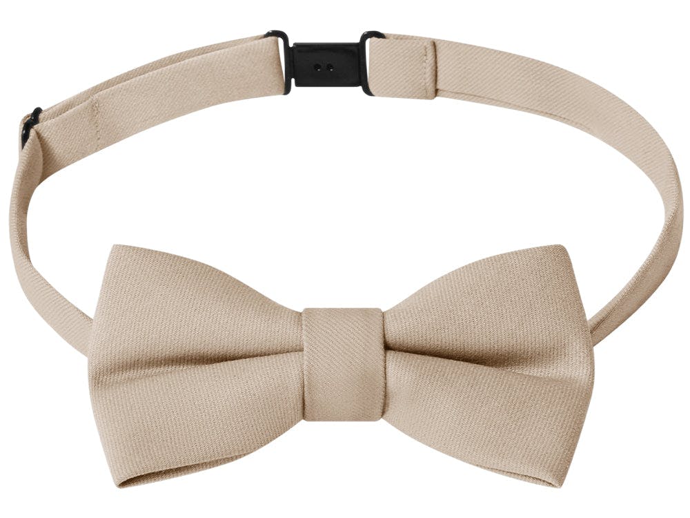 Beige Vest & Bow Tie Set