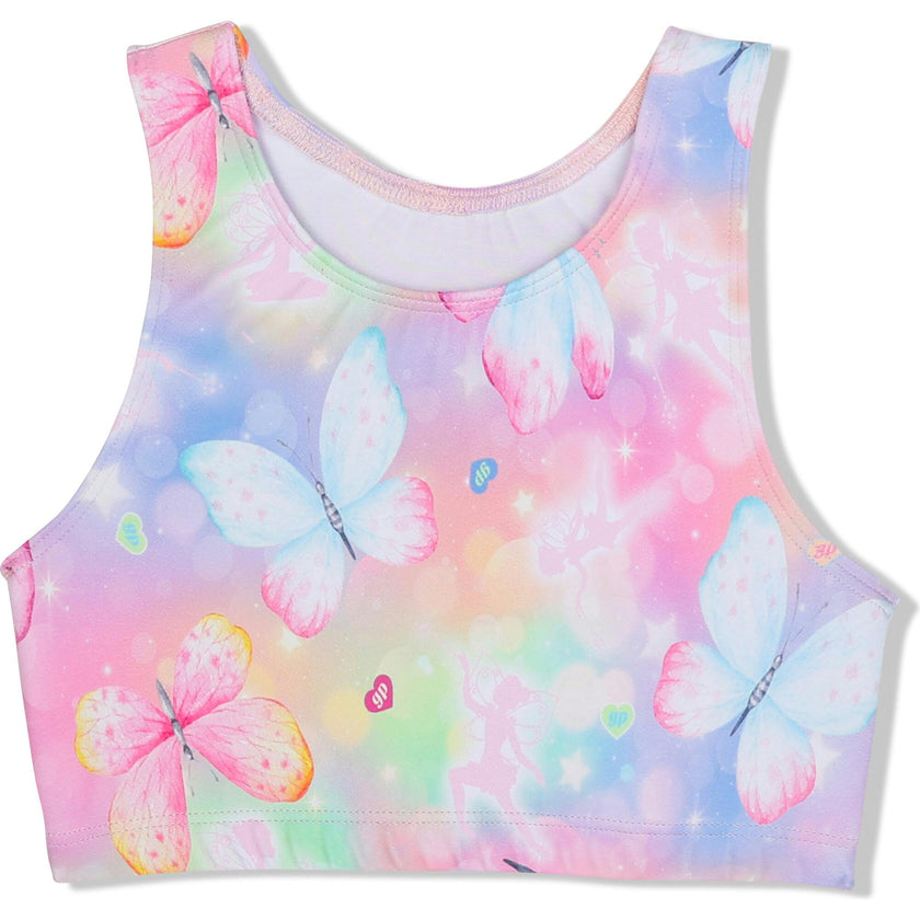 Fairy Sports Bra Crop, Pink