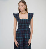 The Ellie Maxi Nap Dress - Jewel Tartan