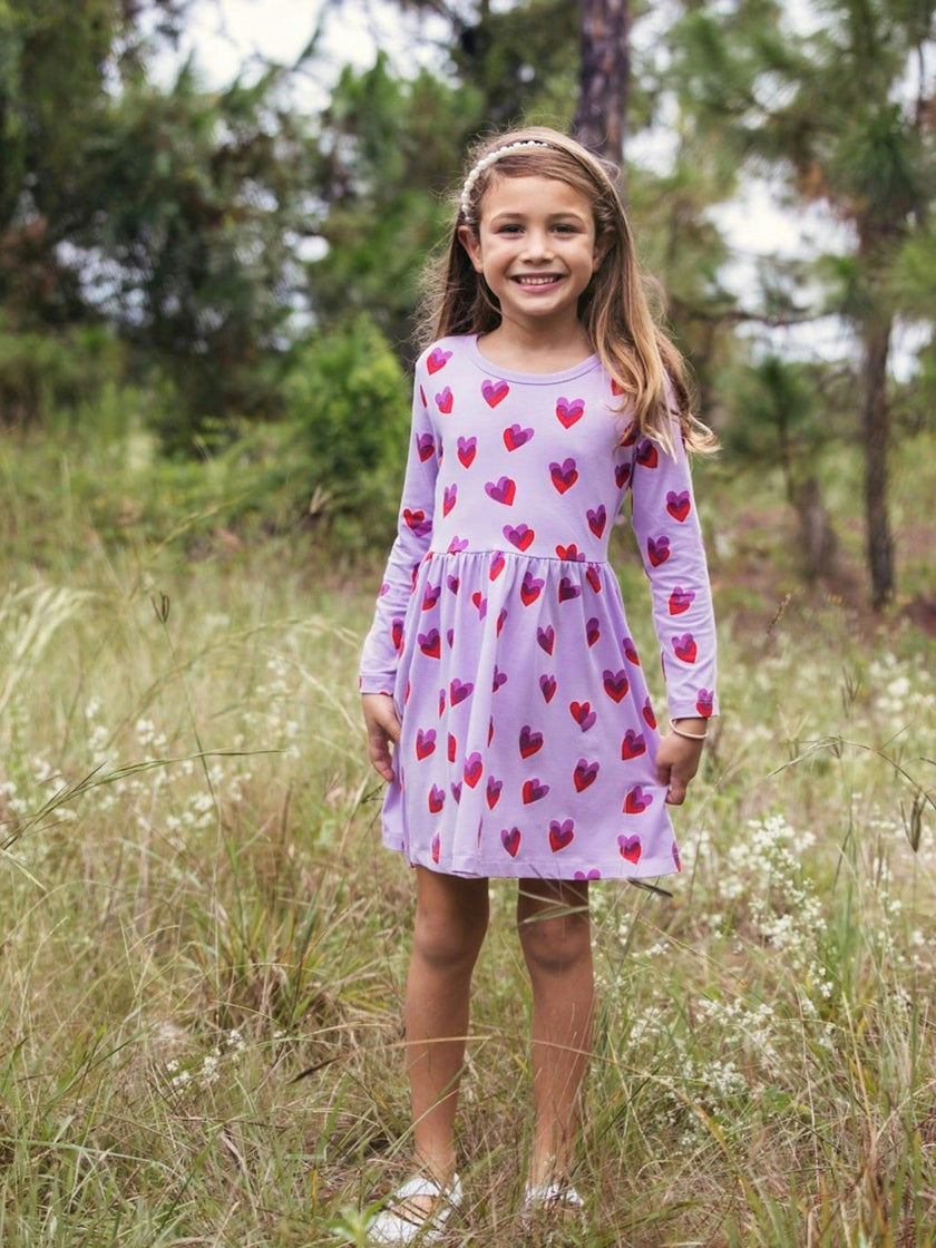 Long Sleeve Twirl Dress