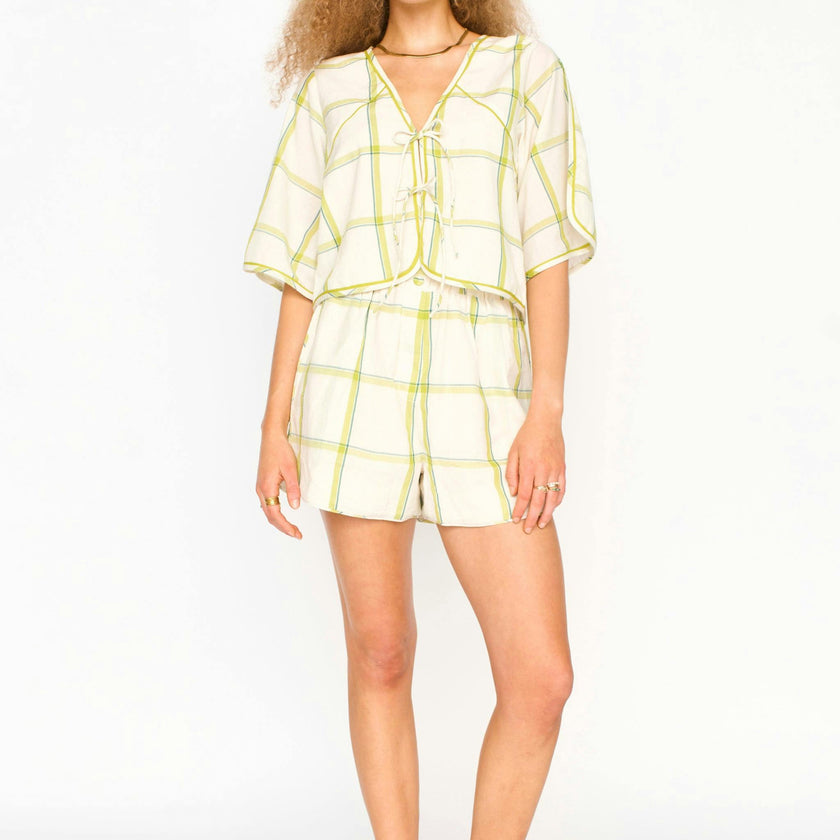 Track Short, Plaid