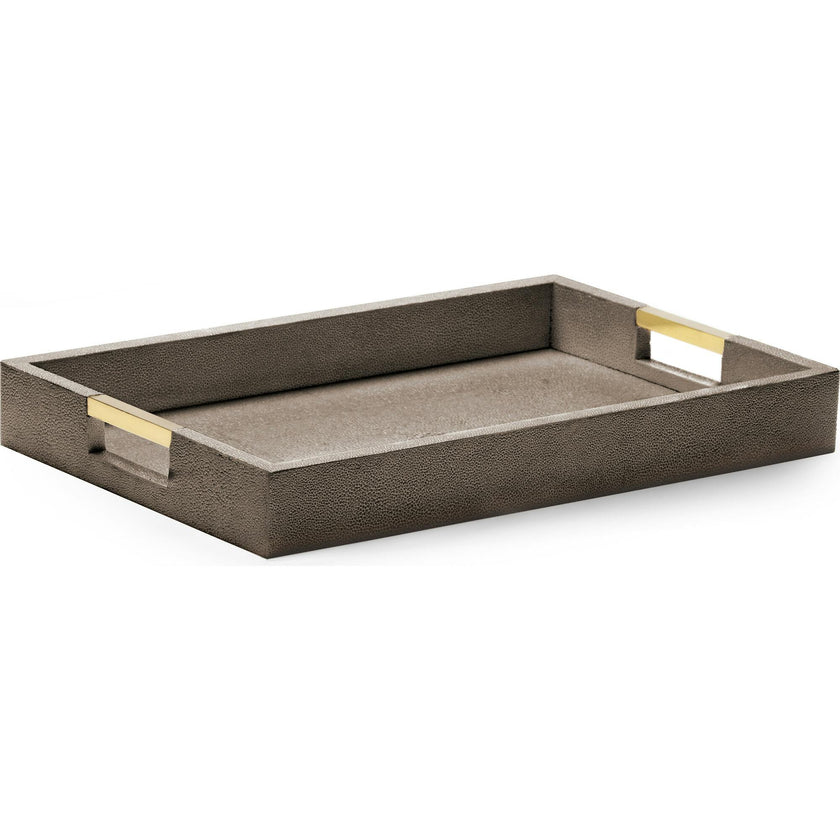 Modern Shagreen Desk Tray