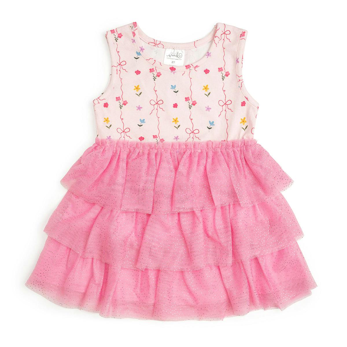 Peony Floral Tank Tutu Dress