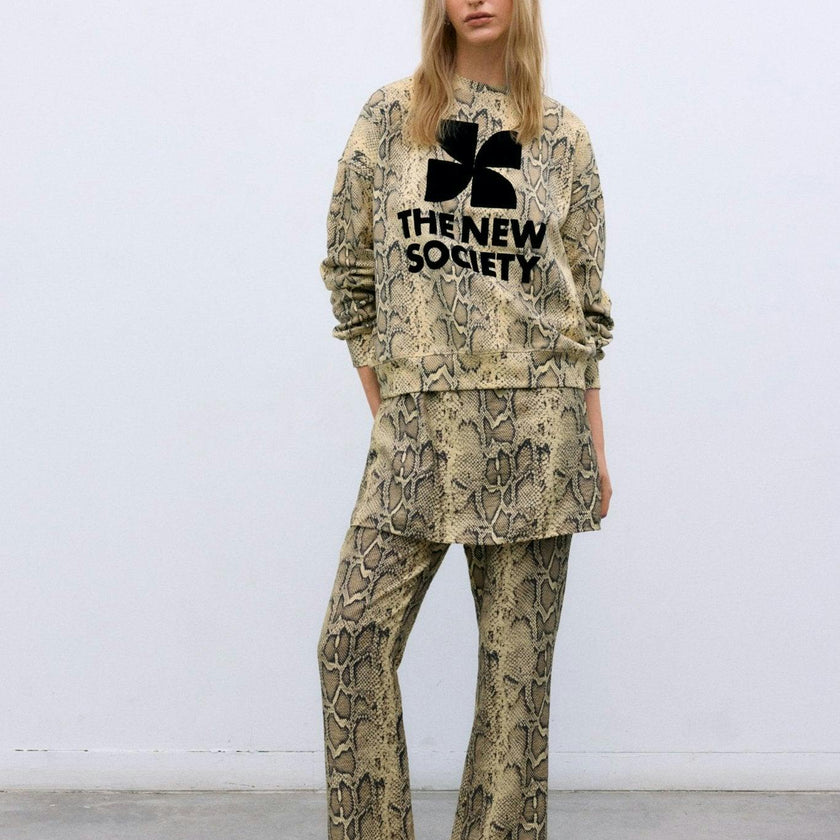 TNS Logo Woman Sweatshirt Group 2 Nettle Print