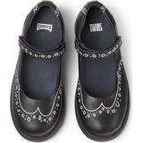 Duet Twins Printed Leather Mary Jane Shoes
