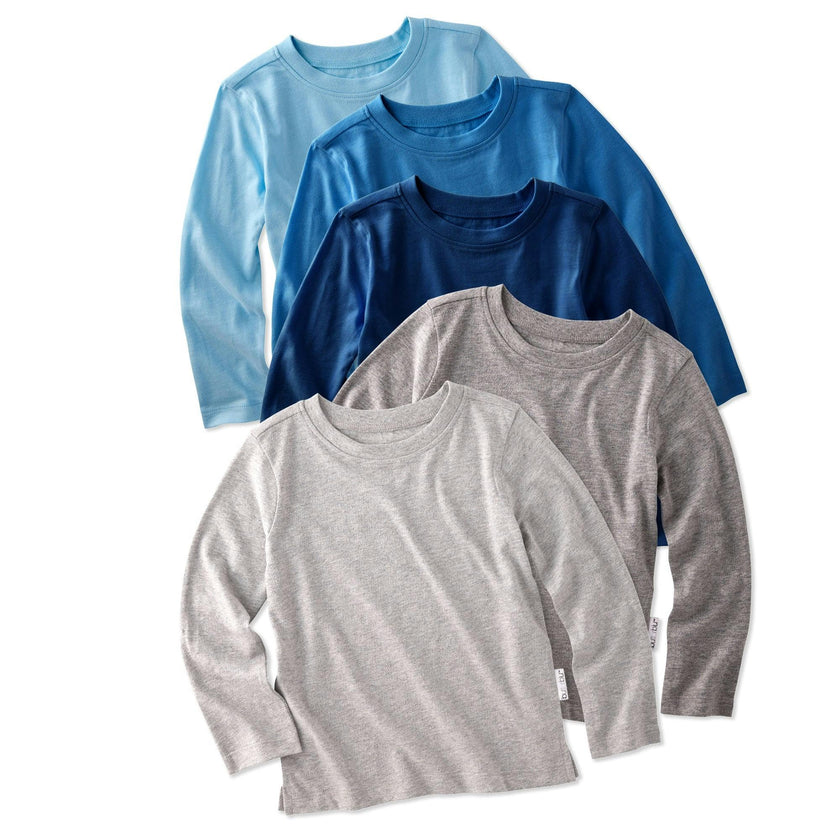 LONDON 5-Pack Toddler Long Sleeve T-Shirts