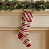 Candy Cuff Dot & Stripe Stocking