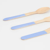 Cornflower Blue Wooden Cutlery Set