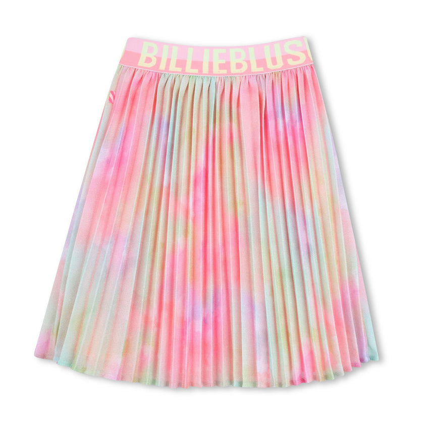 Pastel Tie-Dye Pleated Kids’ Skirt