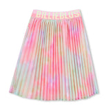 Pastel Tie-Dye Pleated Kids’ Skirt