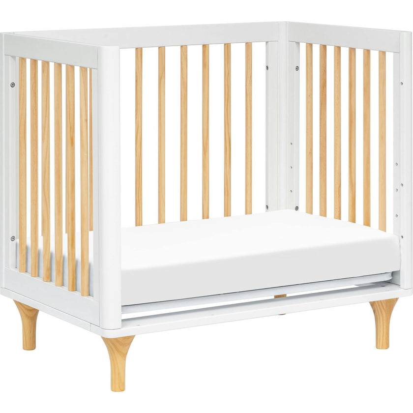 Lolly 4-in-1 Convertible Mini Crib and Twin Bed with Toddler Bed Conversion Kit