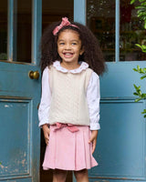 Knitted Tank Top in Ecru