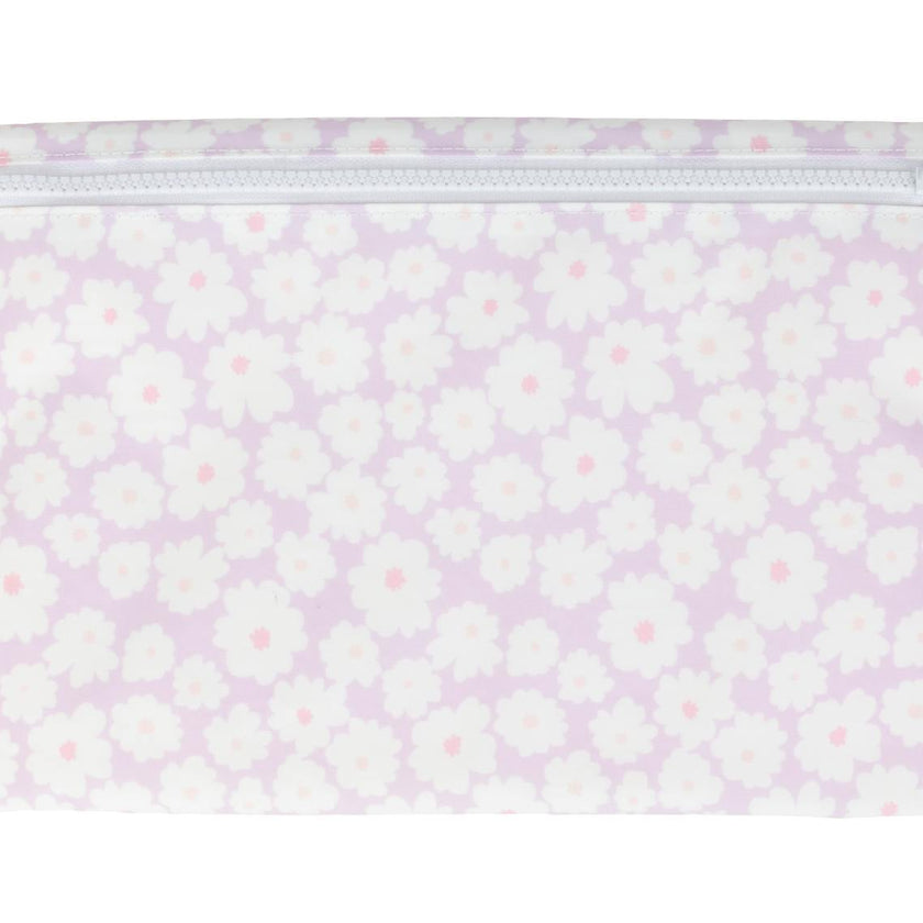 The Changing Pad in Lavender Daisies