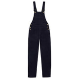 Adult Navy Chunky Cord Overalls