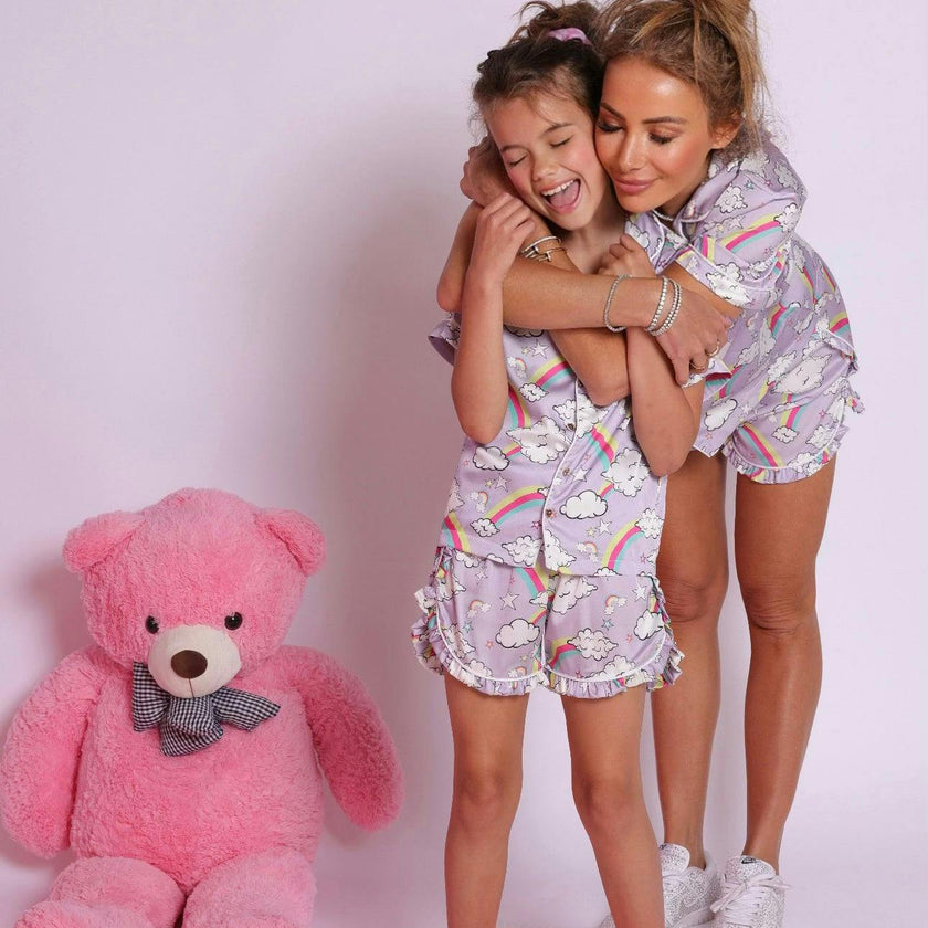I Dream Of Rainbows Silk Shirt & Short Set