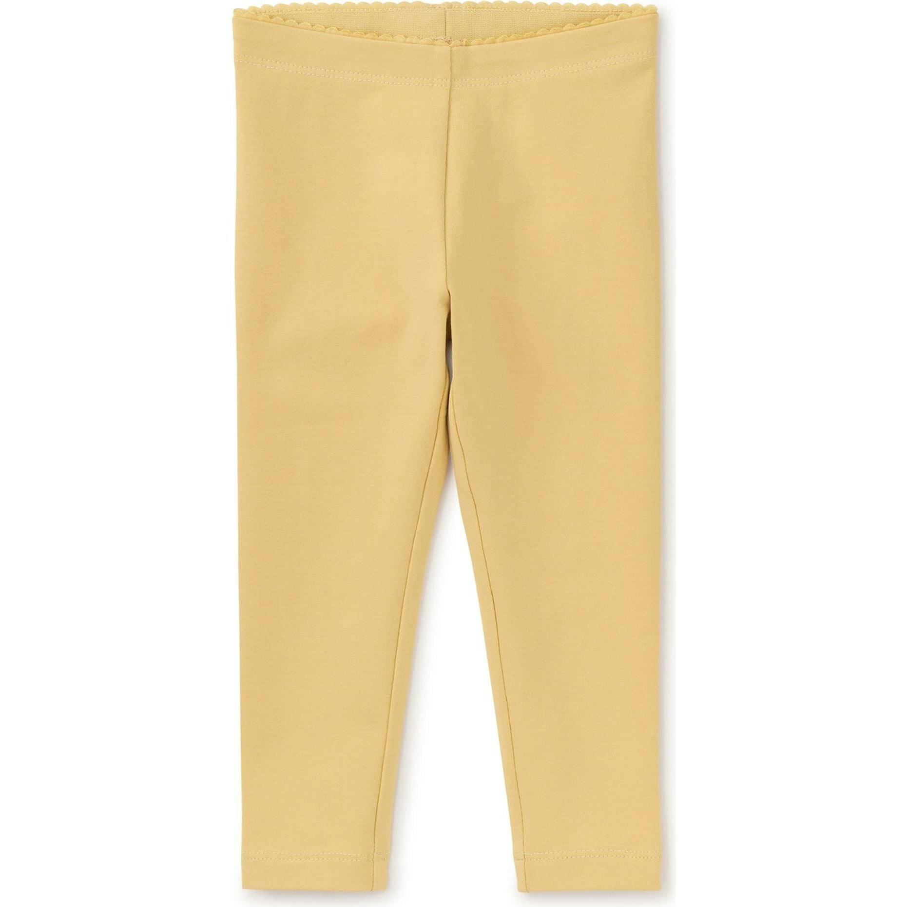 Solid Super-Soft Leggings, Yellow