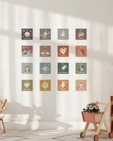 Peel & Stick Fabric Wall Stickers
