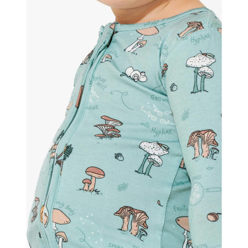 Mushroom Cycle Bamboo Convertible Footie