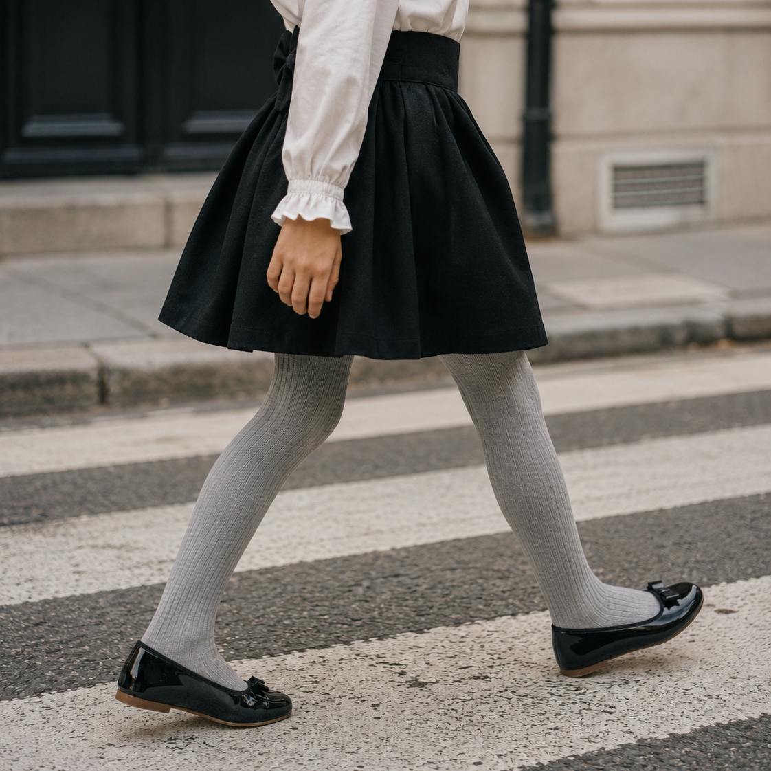 Camille Ballet Flat | Black Patent Leather