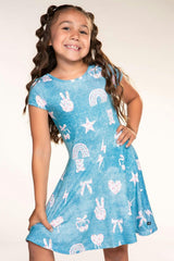 Simply Soft Short Sleeve Skater Dress