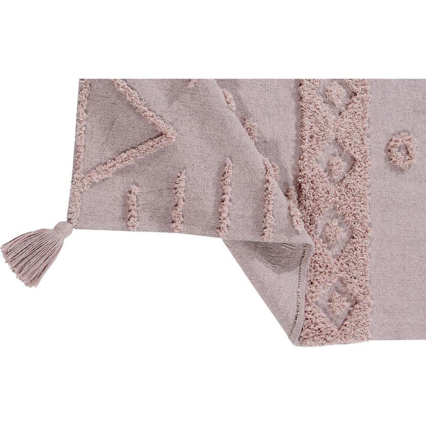 Tribu Washable Rug, Pink