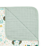 Original Cotton Muslin Quilt - Peacock