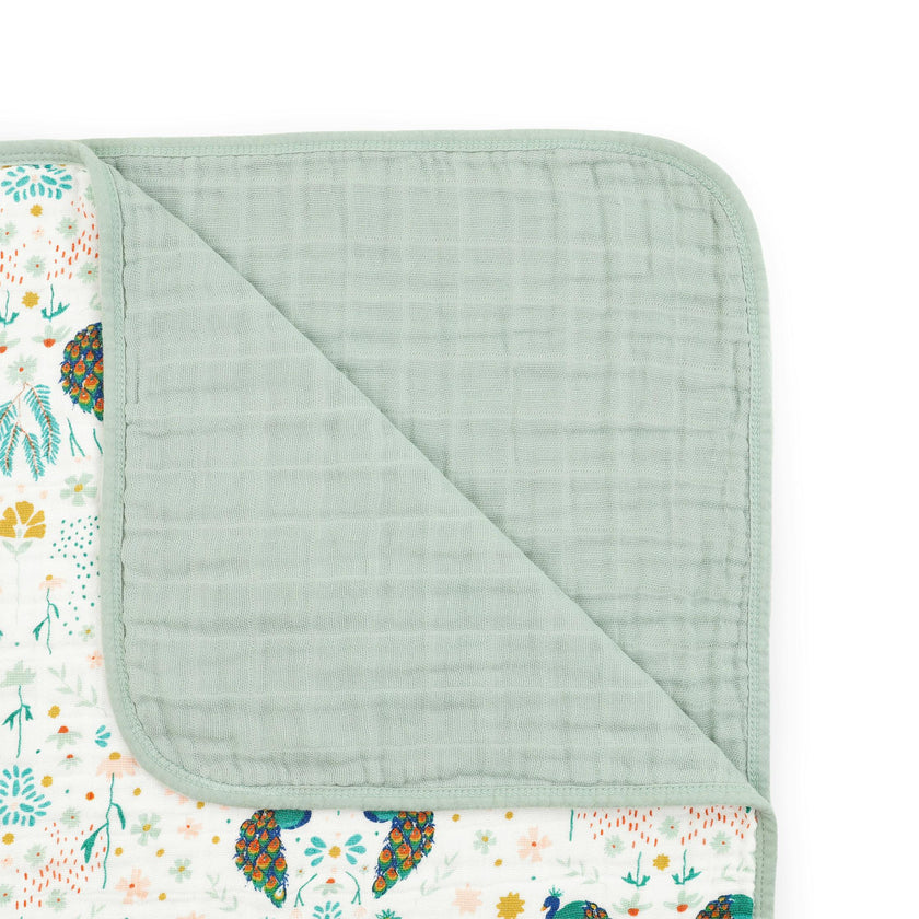 Original Cotton Muslin Quilt - Peacock