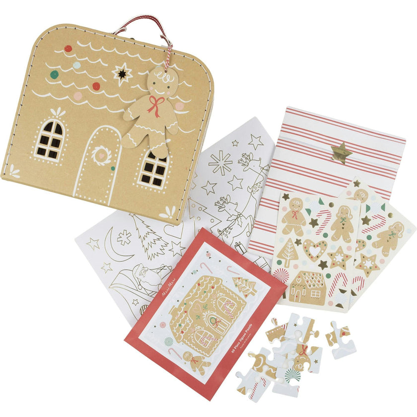 Gingerbread Christmas Eve Suitcase