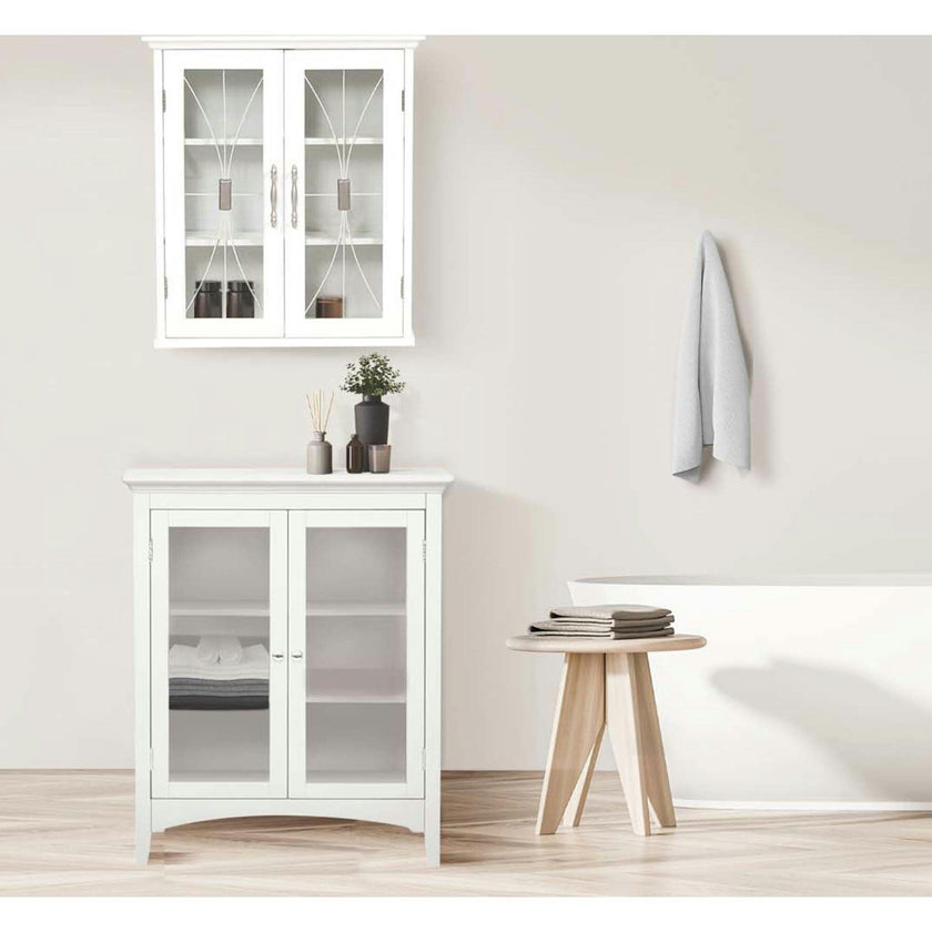 Delaney Wooden Wall Cabinet with 2 Doors