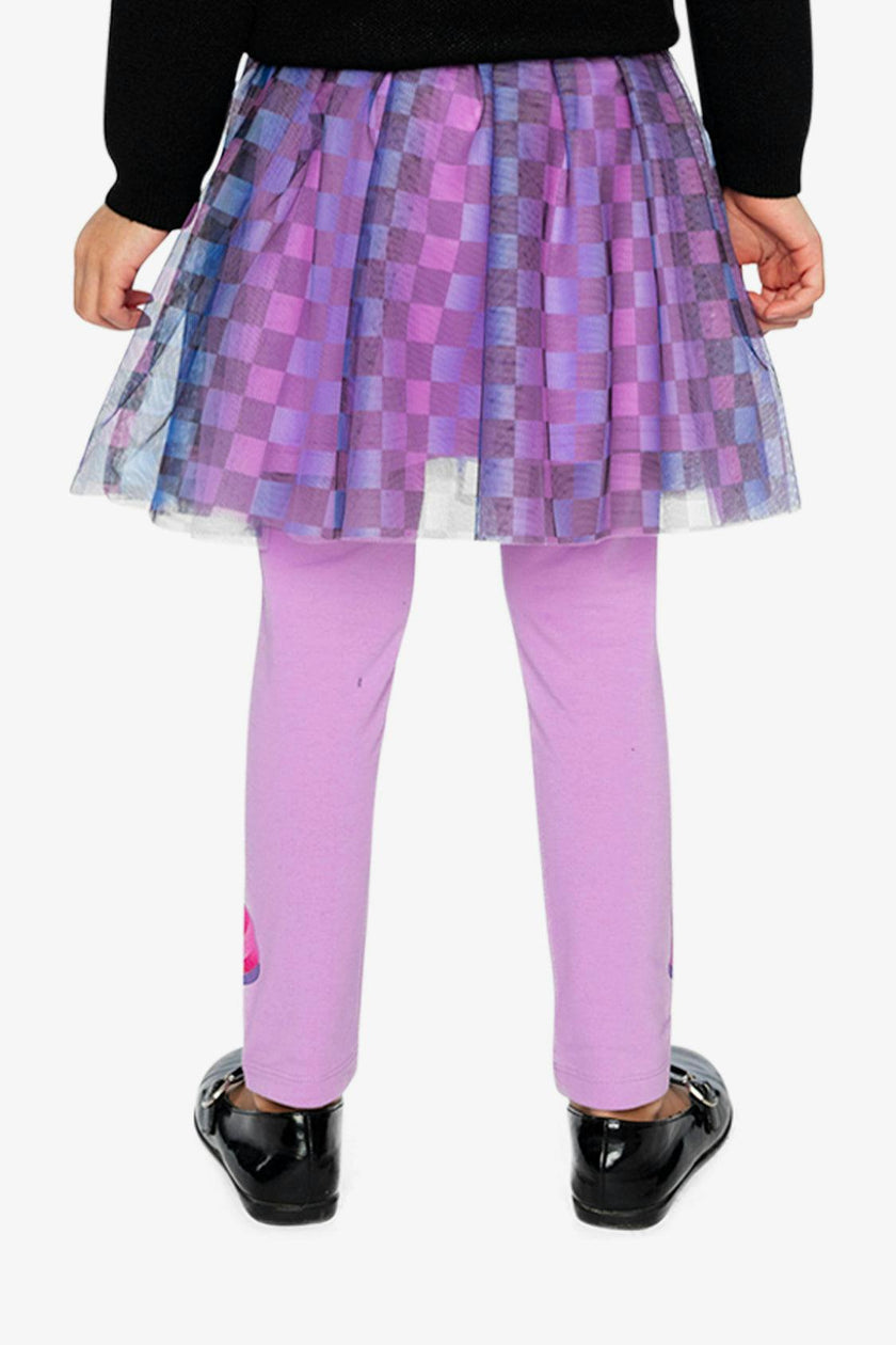 Skirt Black Checkered Print