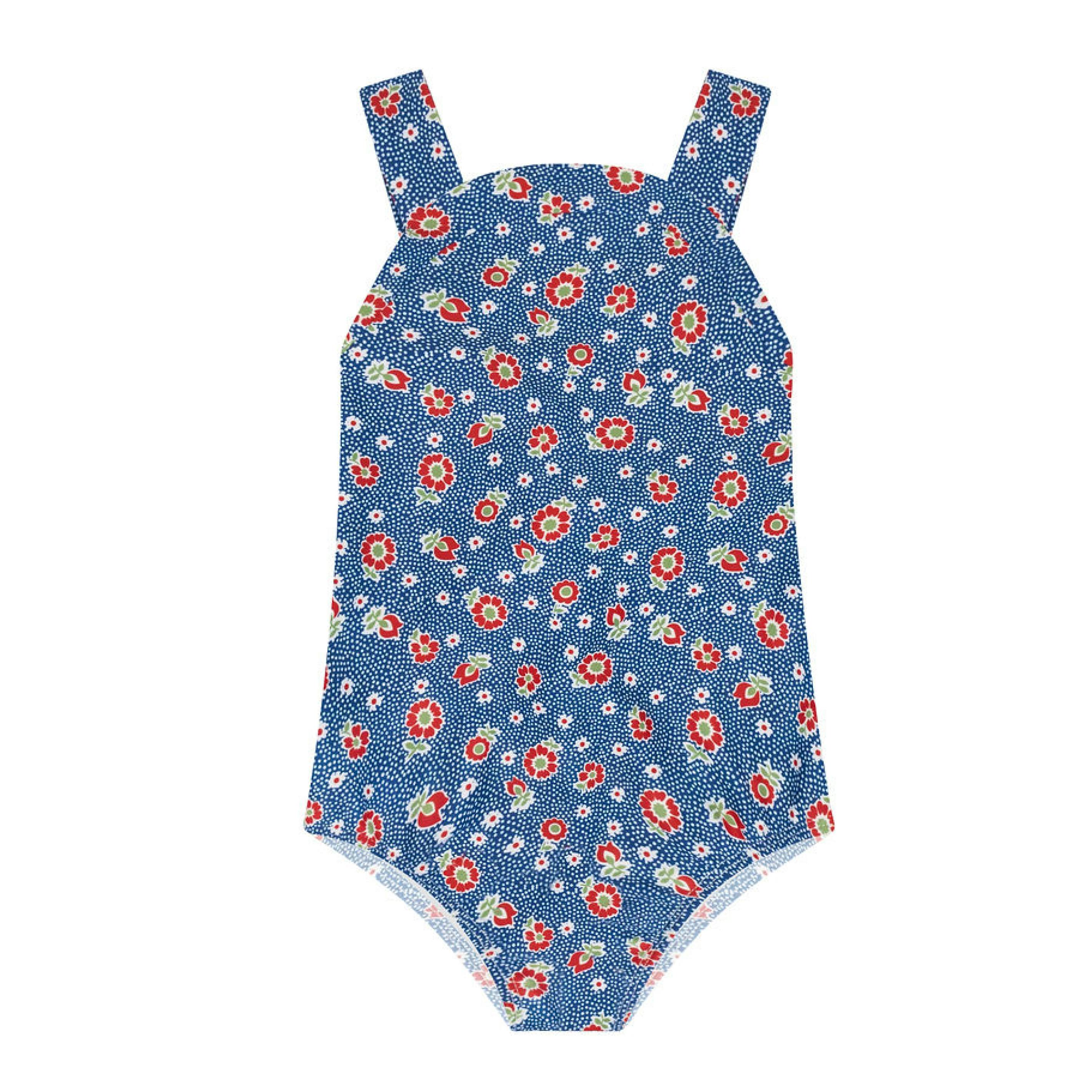girls chatham floral bib one piece