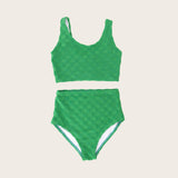 Hamptons Terry Check Two Piece Tank