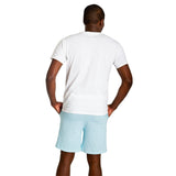 Men's Sky Blue Jersey Sleep Shorts - Organic Stretch Cotton