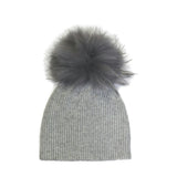 Knitted Wool Hat (Snap On Pom Sold Separately)