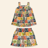 Kids Scarlett Top and Sienna Shorts Wild Tapestry