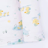 Frog and Duck Pond - Swaddle Blanket