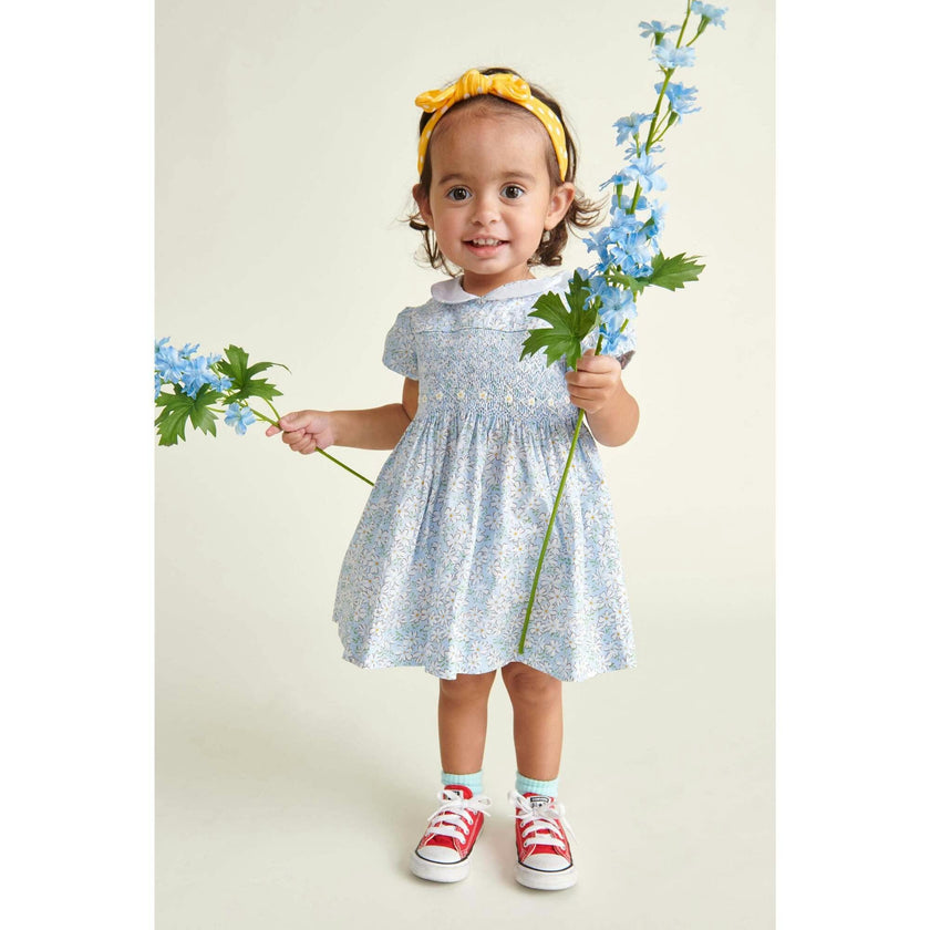 Hand-Smocked Baby Dress Jessamy