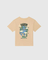 Earth Day Natural Dye Tee in Shortbread