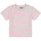 Henry Boys Button Shoulder Tee, Stripes