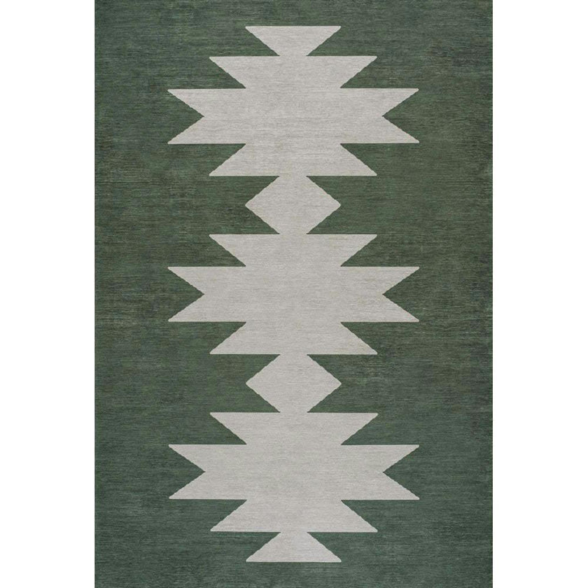 Chayton Minimalist Geometric Machine-washable Area Rug