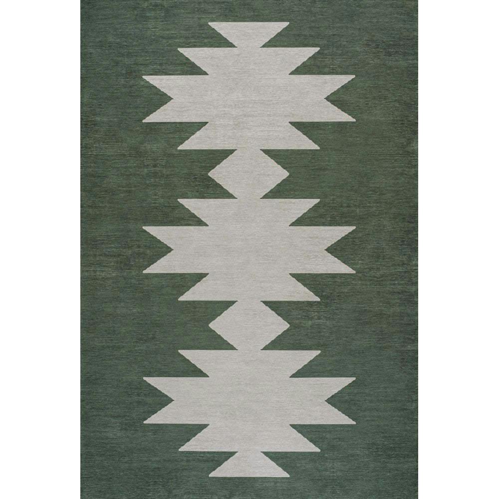 Chayton Minimalist Geometric Machine-washable Area Rug