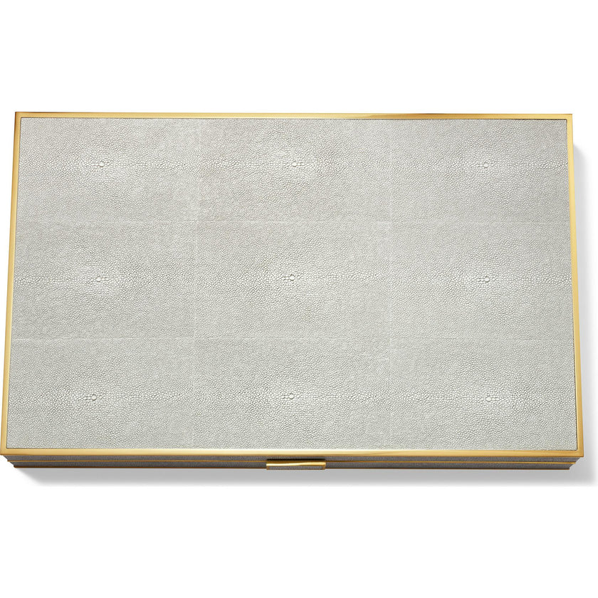 Shagreen Backgammon Set