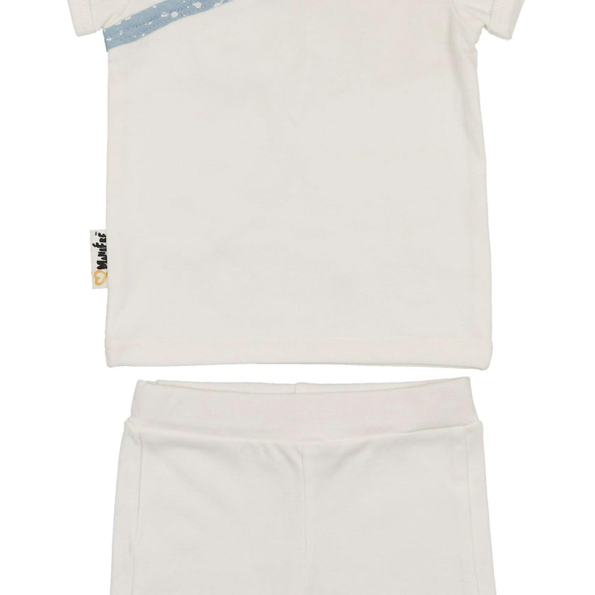Speckled Wrap Top & Short Set